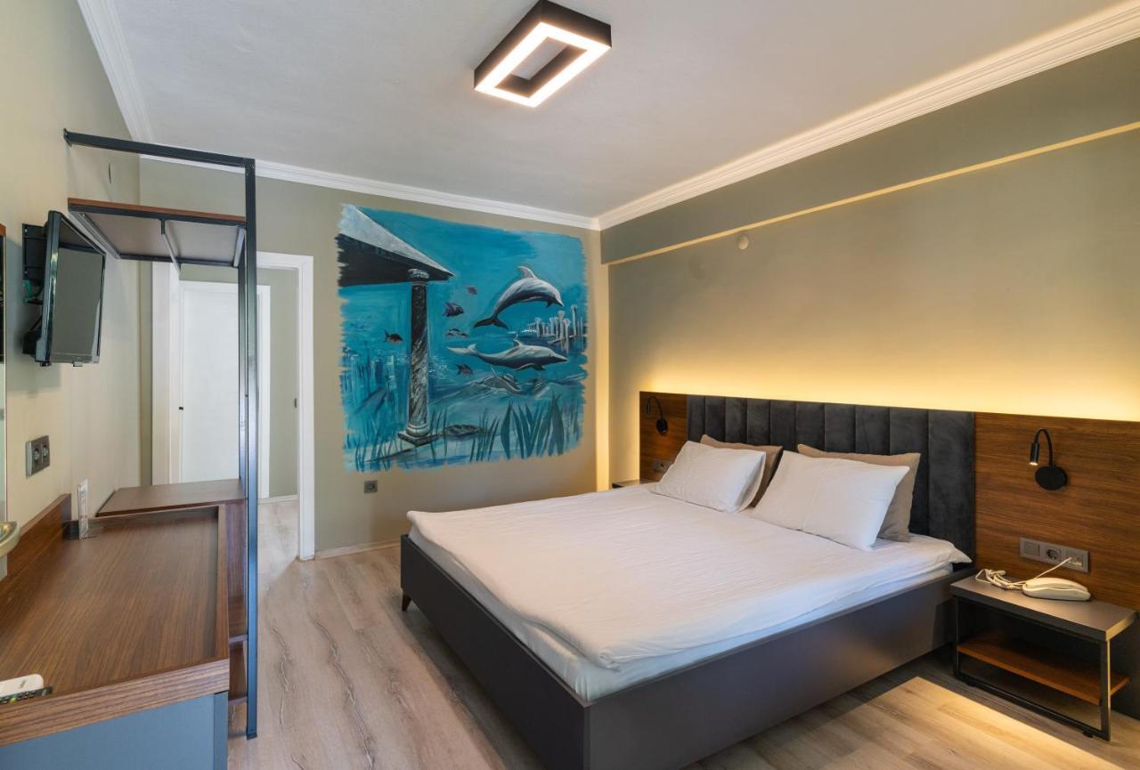 Kayalar Blue Beach Hotel Sazlı Exterior foto